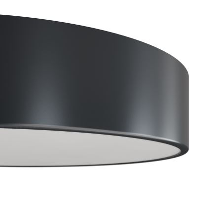 Brilagi - Stropno svjetlo za kupaonicu sa senzorom pokreta i sumraka CLARE 3xE27/24W/230V Ø 40 cm antracit IP54