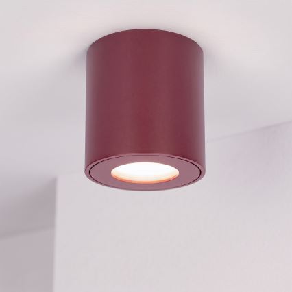 BRILAGI - Kupaonsko točkasto svjetlo MIA 1xGU10/30W/230V 84x80 mm burgundsko IP54
