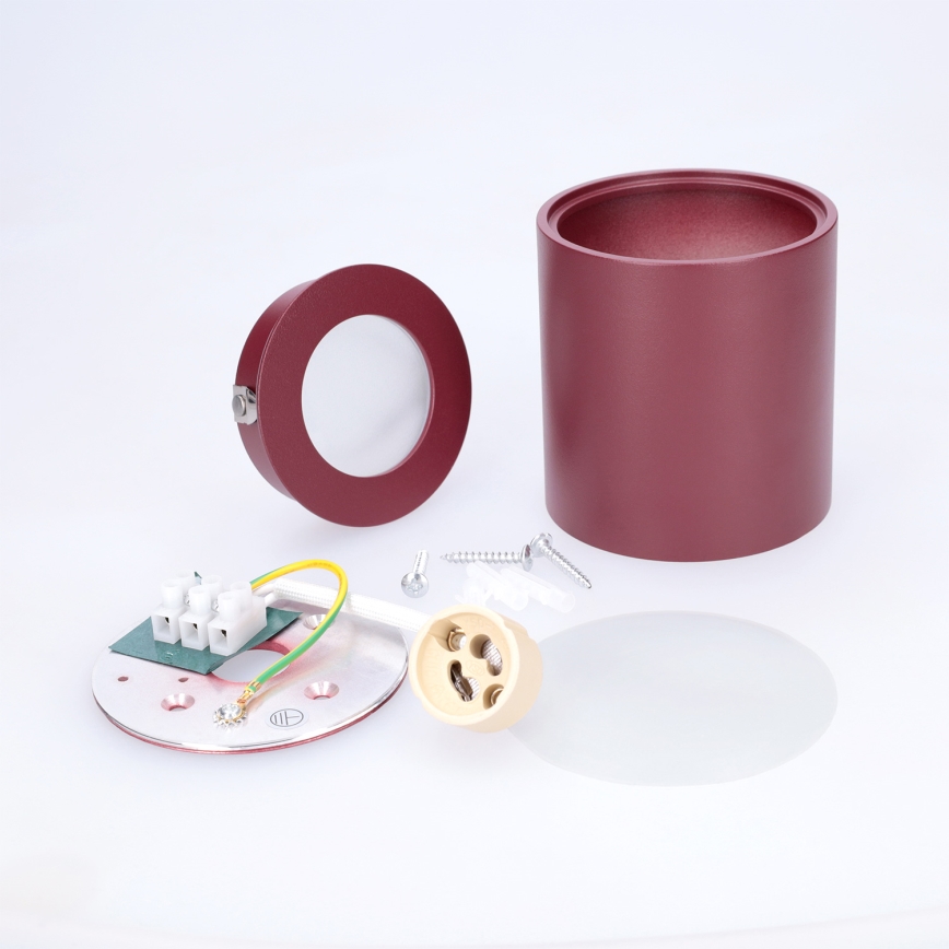 BRILAGI - Kupaonsko točkasto svjetlo MIA 1xGU10/30W/230V 84x80 mm burgundsko IP54