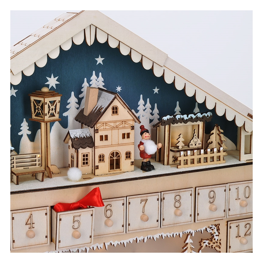 Brilagi - LED Adventski kalendar LED/2xAA bor