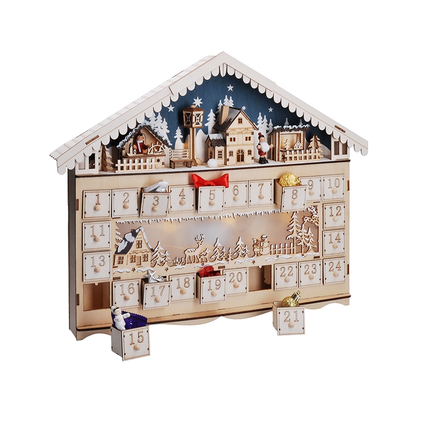 Brilagi - LED Adventski kalendar LED/2xAA bor