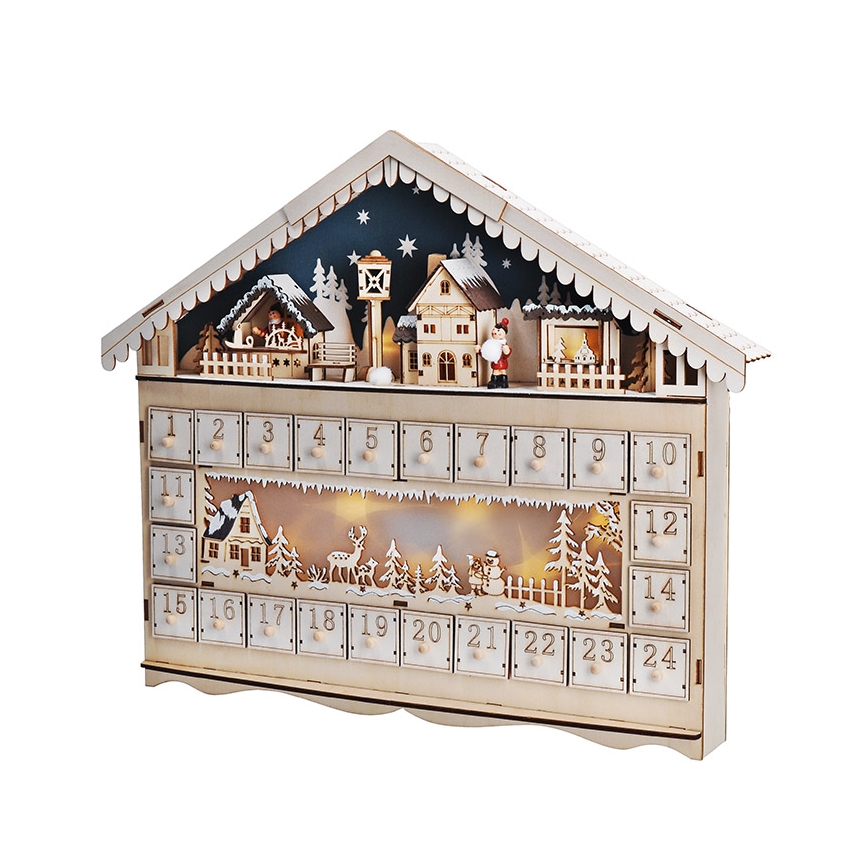 Brilagi - LED Adventski kalendar LED/2xAA bor