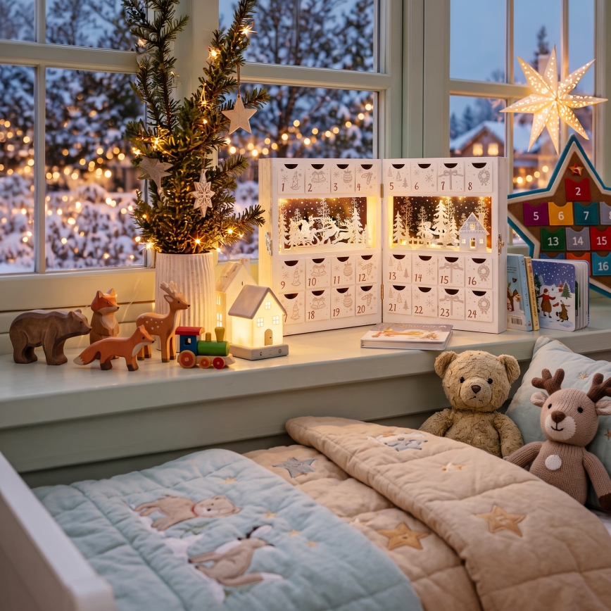 BRILAGI - LED Adventski kalendar LED/2xAA