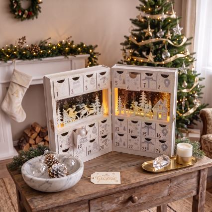 BRILAGI - LED Adventski kalendar LED/2xAA