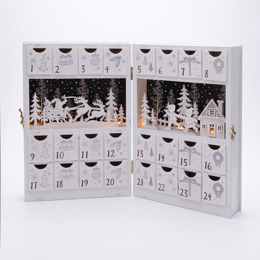 BRILAGI - LED Adventski kalendar LED/2xAA