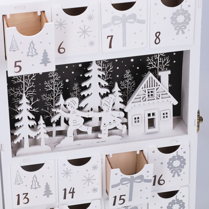 BRILAGI - LED Adventski kalendar LED/2xAA
