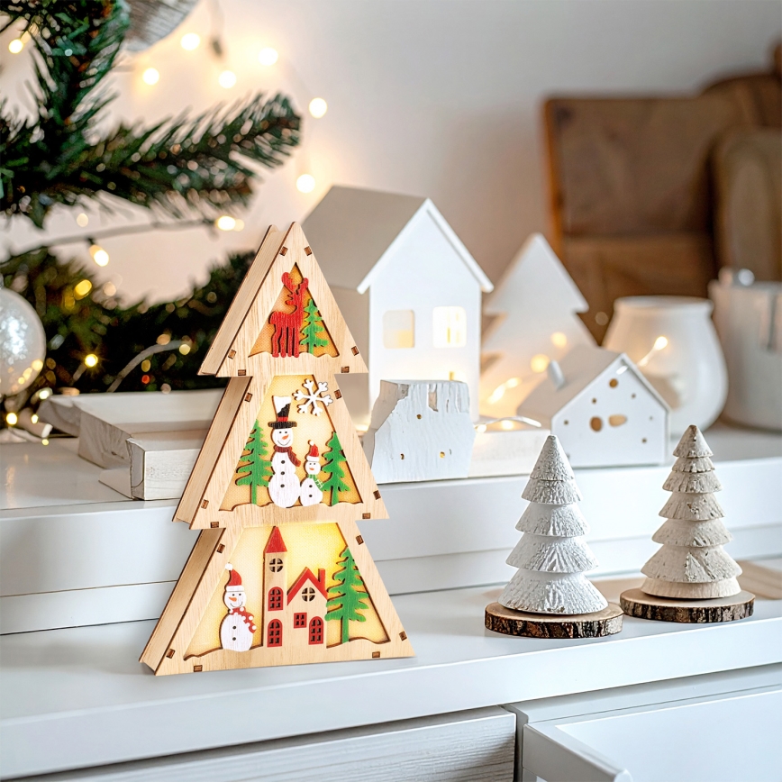 Brilagi - LED božićna dekoracija LED/2xAA božićno drvce