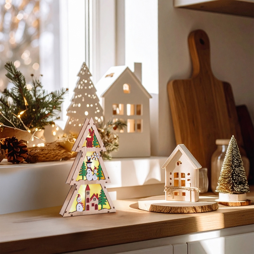 Brilagi - LED božićna dekoracija LED/2xAA božićno drvce