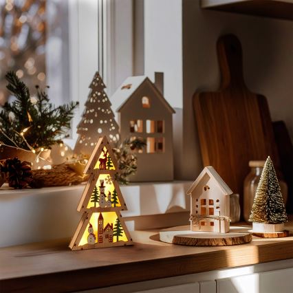 Brilagi - LED božićna dekoracija LED/2xAA božićno drvce