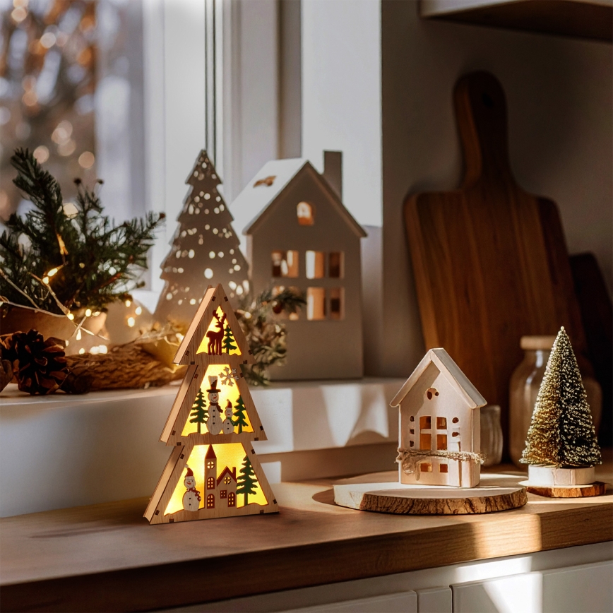 Brilagi - LED božićna dekoracija LED/2xAA božićno drvce