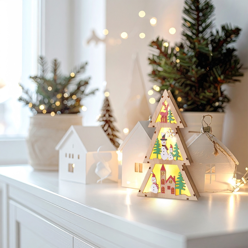 Brilagi - LED božićna dekoracija LED/2xAA božićno drvce