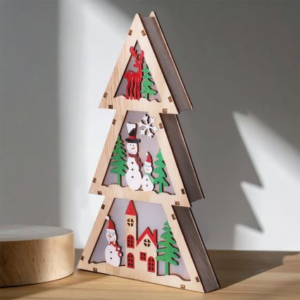 Brilagi - LED božićna dekoracija LED/2xAA božićno drvce