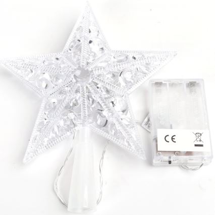 BRILAGI - LED božićna dekoracija LED/3xAA 21 cm zvijezda višebojna