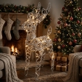 BRILAGI - LED Božićna dekoracija LED/3xAA 42 cm sob topla bijela/srebrna
