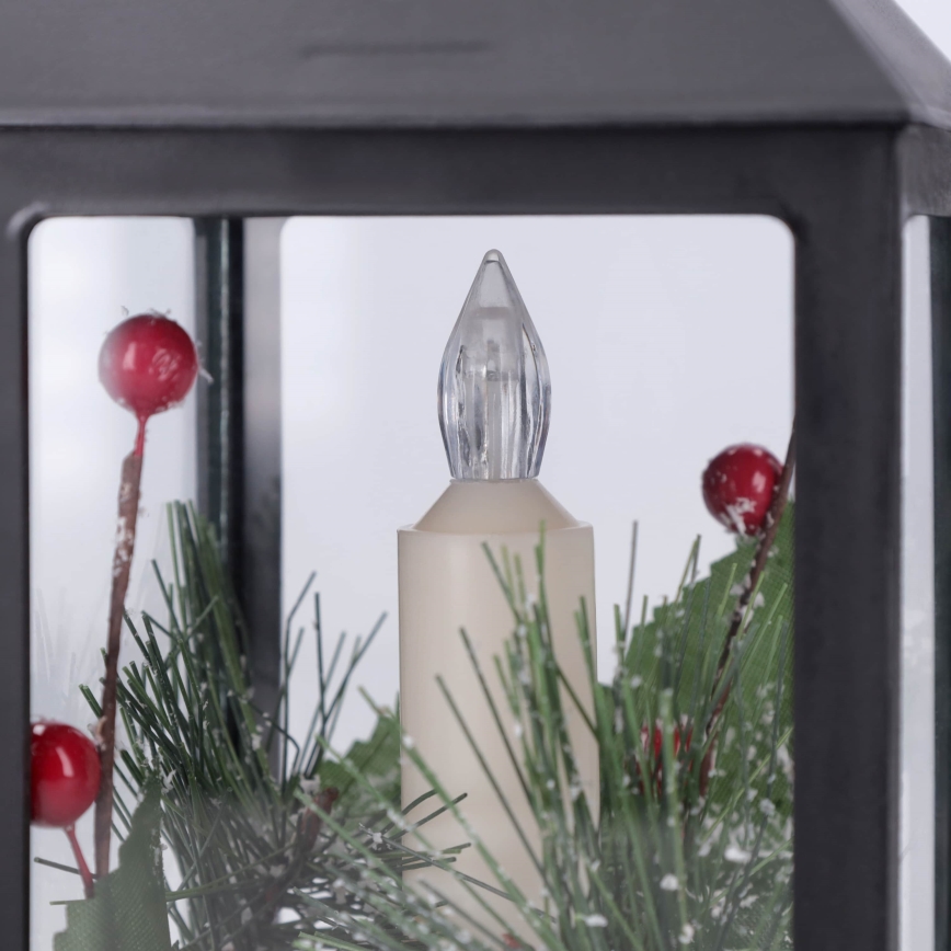 BRILAGI - LED Božićna dekoracija LED/3xAAA lanterna crna