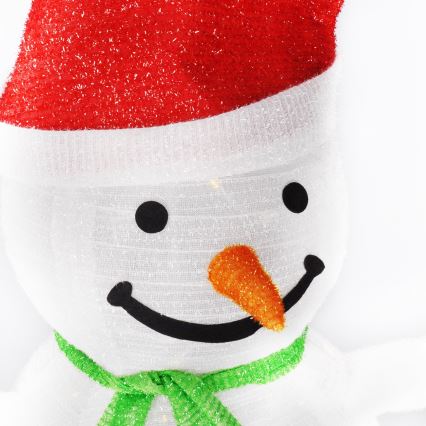 Brilagi - LED božićna vanjska dekoracija 40xLED/3xAA IP44 snjegović