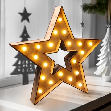 Brilagi - LED božićna zvijezda, napajanje 2xAA