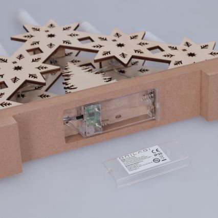 BRILAGI - LED božićni svijećnjak 5xLED/2xAA bež