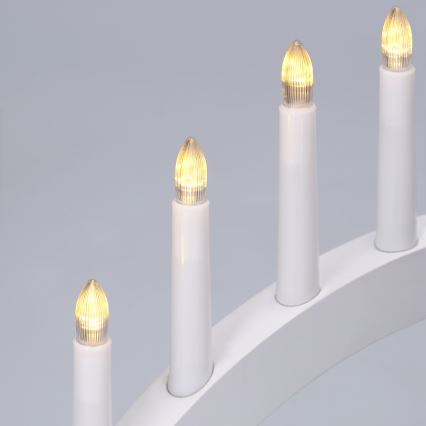 BRILAGI - LED Božićni svijećnjak 7xLED/2xAA bijela