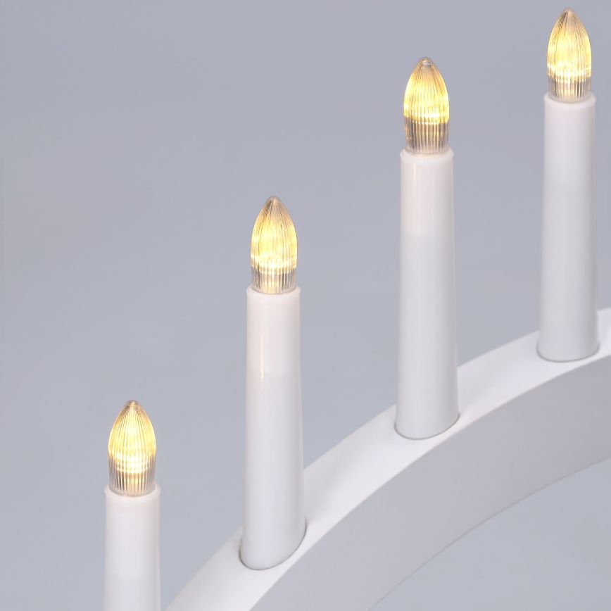 BRILAGI - LED Božićni svijećnjak 7xLED/2xAA bijela