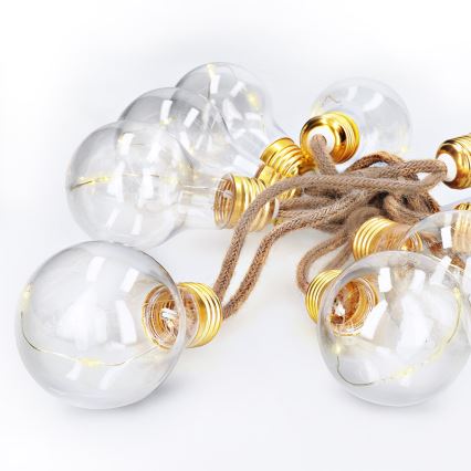 Brilagi - LED dekorativni lanac 10xLED/3xAA 1,8m toplo bijela