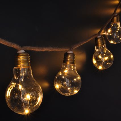 Brilagi - LED dekorativni lanac 10xLED/3xAA 1,8m toplo bijela