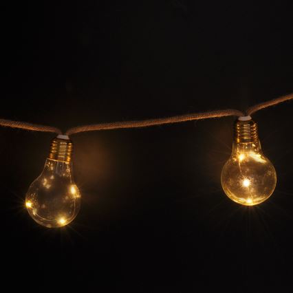 Brilagi - LED dekorativni lanac 10xLED/3xAA 1,8m toplo bijela