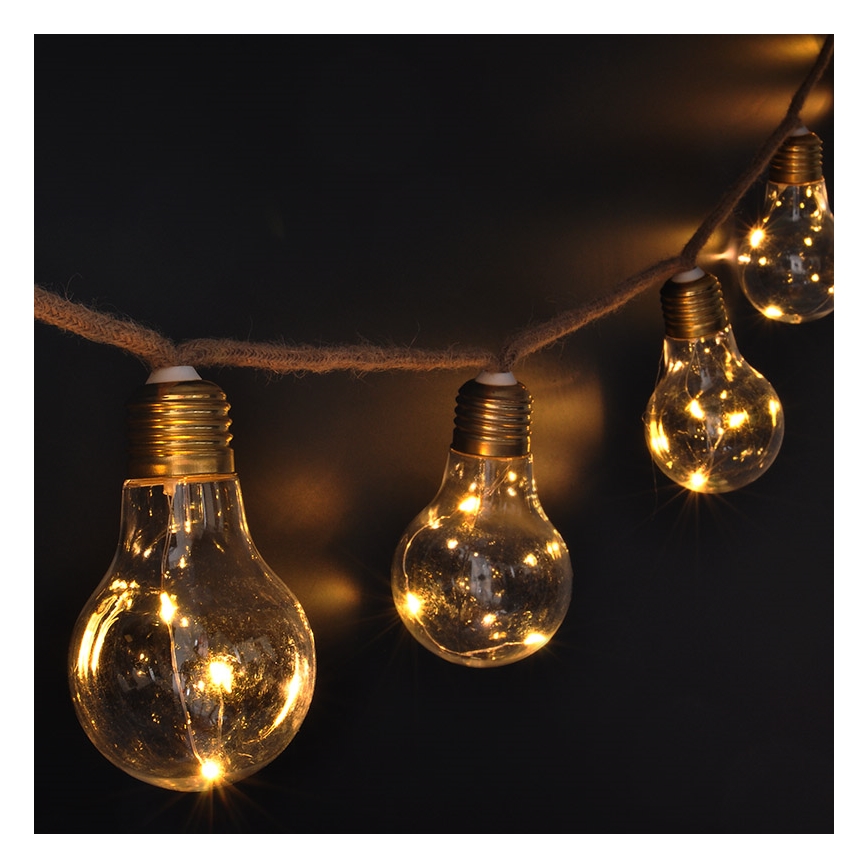 Brilagi - LED dekorativni lanac 10xLED/3xAA 1,8m toplo bijela