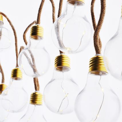 Brilagi - LED dekorativni lanac 10xLED/3xAA 1,8m toplo bijela