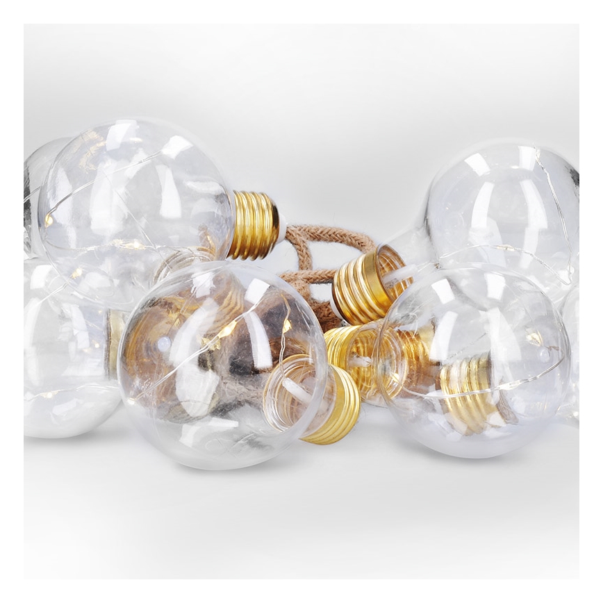 Brilagi - LED dekorativni lanac 10xLED/3xAA 1,8m toplo bijela