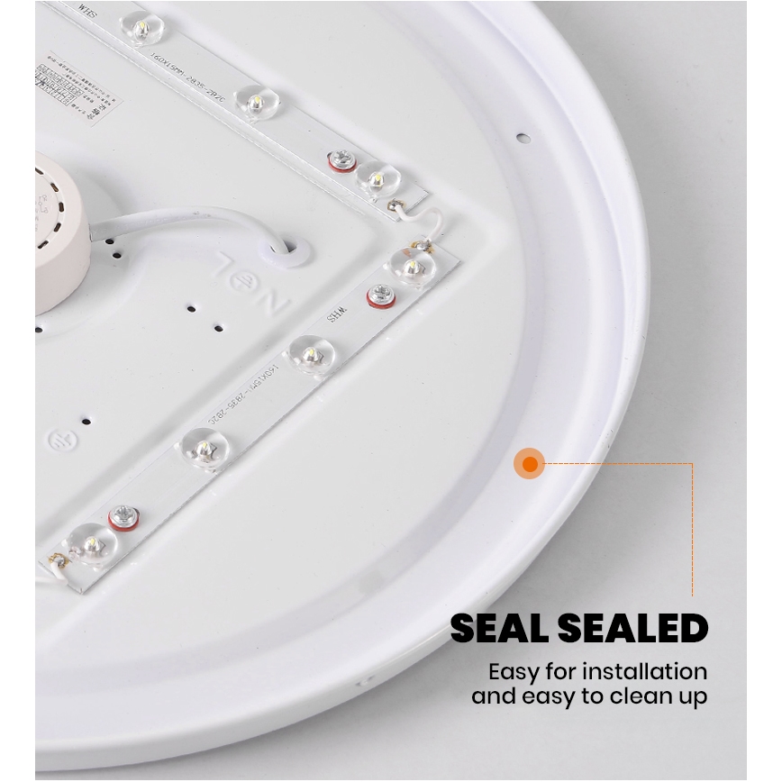 Brilagi - LED prigušivo stropno svjetlo SMART STARS LED/24W/230V Ø 38 cm 3000-6000K Wi-Fi Tuya Beacon + daljinski upravljač