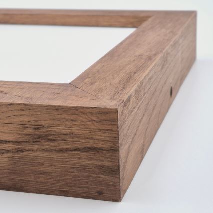 Brilagi - LED stropna svjetiljka za kupaonicu s prigušivanjem WOODY FRAME LED/24W/230V hrast trešnja 30x30 cm 3000-6000K IP44 + daljinski upravljač