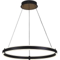 Brilagi - LED dimabilni luster na sajli CIRCLE LED/85W/230V 3000-6500K Ø 60 cm crna/zlatna + daljinski upravljač
