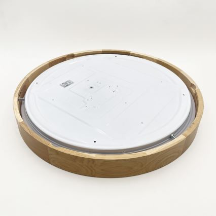 Brilagi - LED zatamnjujuće stropno svjetlo MANAROLA SMART LED/36W/230V 3000-6000K Wi-Fi Tuya Beacon promjer 51 cm hrast + daljinski upravljač