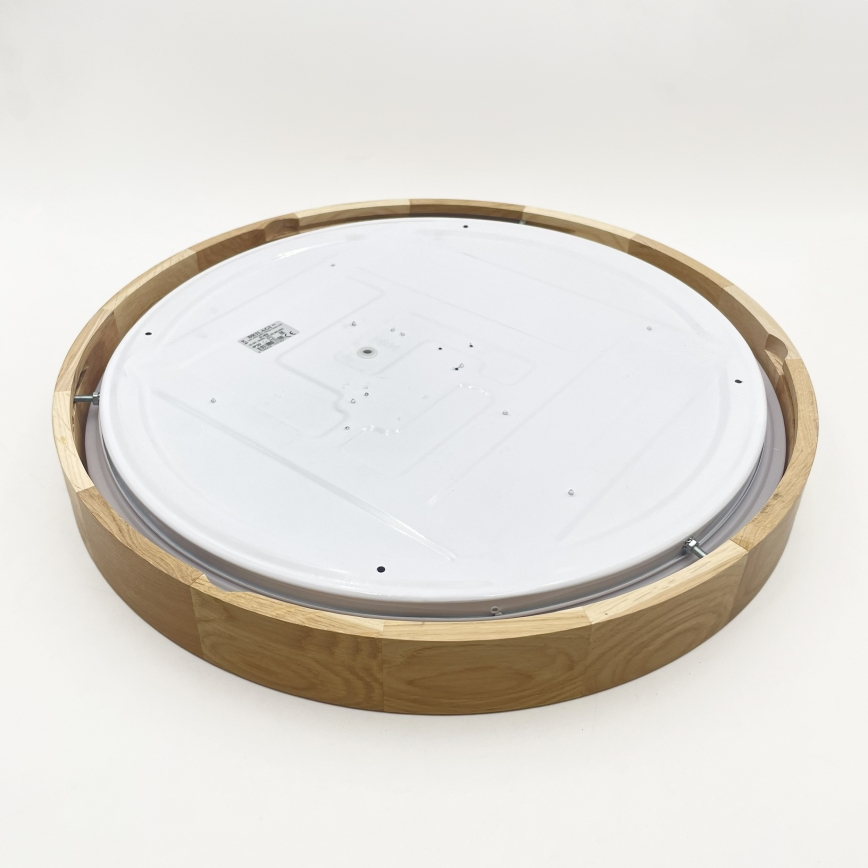 Brilagi - LED zatamnjujuće stropno svjetlo MANAROLA SMART LED/36W/230V 3000-6000K Wi-Fi Tuya Beacon promjer 51 cm hrast + daljinski upravljač