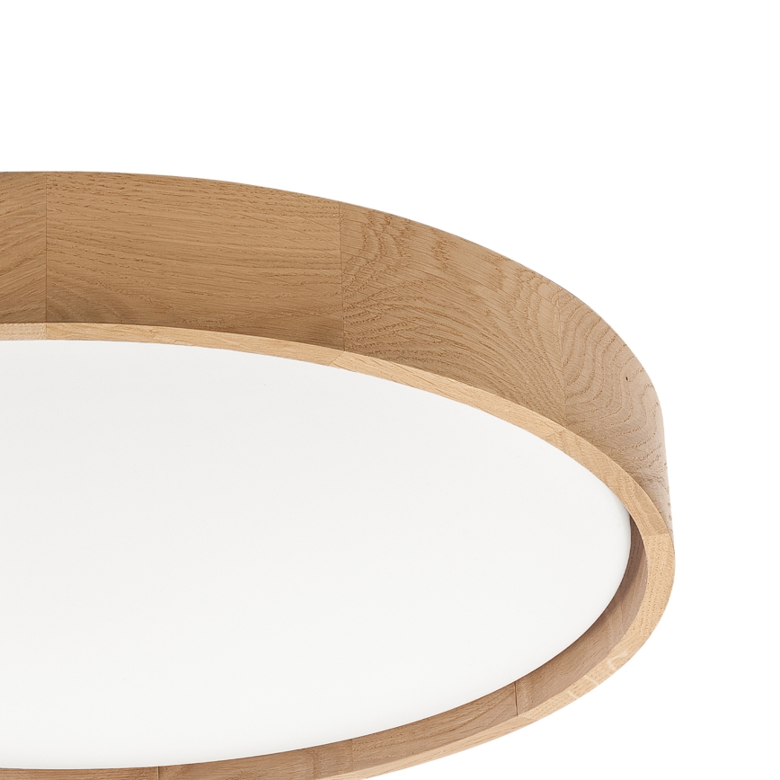 Brilagi - LED zatamnjujuće stropno svjetlo MANAROLA SMART LED/36W/230V 3000-6000K Wi-Fi Tuya Beacon promjer 51 cm hrast + daljinski upravljač