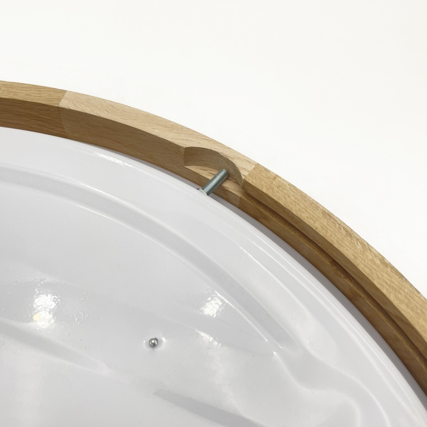 Brilagi - LED zatamnjujuće stropno svjetlo MANAROLA SMART LED/36W/230V 3000-6000K Wi-Fi Tuya Beacon promjer 51 cm hrast + daljinski upravljač