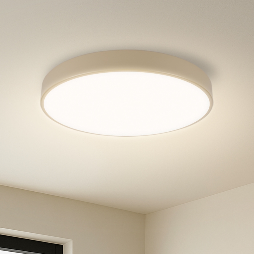 Brilagi - LED dimabilno stropno svjetlo POOL SMART LED/48W/230V 3000-6000K promjer 40 cm Wi-Fi Tuya bež + daljinski upravljač