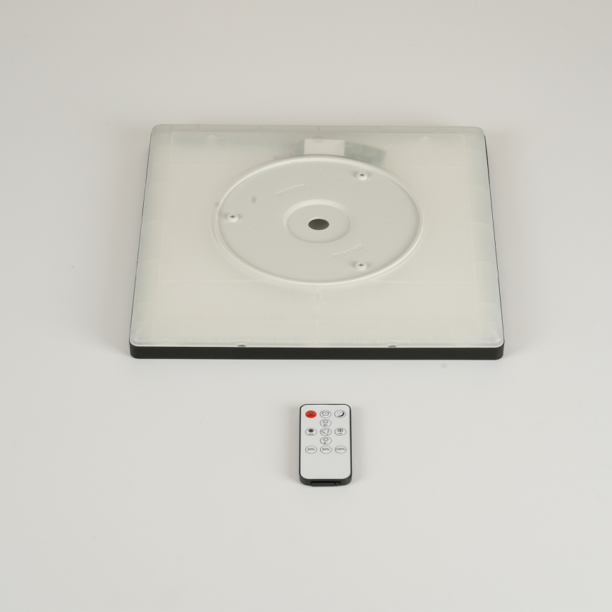 Brilagi - LED stropna svjetiljka s prigušivanjem ULTRA SLIM LED/18W/230V 2700-6500K 30x30 cm crna + daljinski upravljač