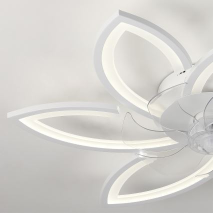 Brilagi - LED stropna svjetiljka s ventilatorom, prigušivač svjetla LED/50W/230V 3000-6500K bijela + daljinski upravljač
