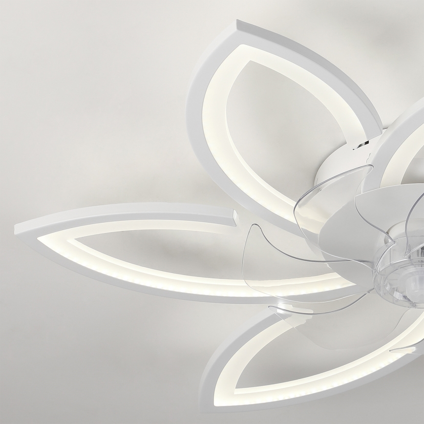 Brilagi - LED stropna svjetiljka s ventilatorom, prigušivač svjetla LED/50W/230V 3000-6500K bijela + daljinski upravljač