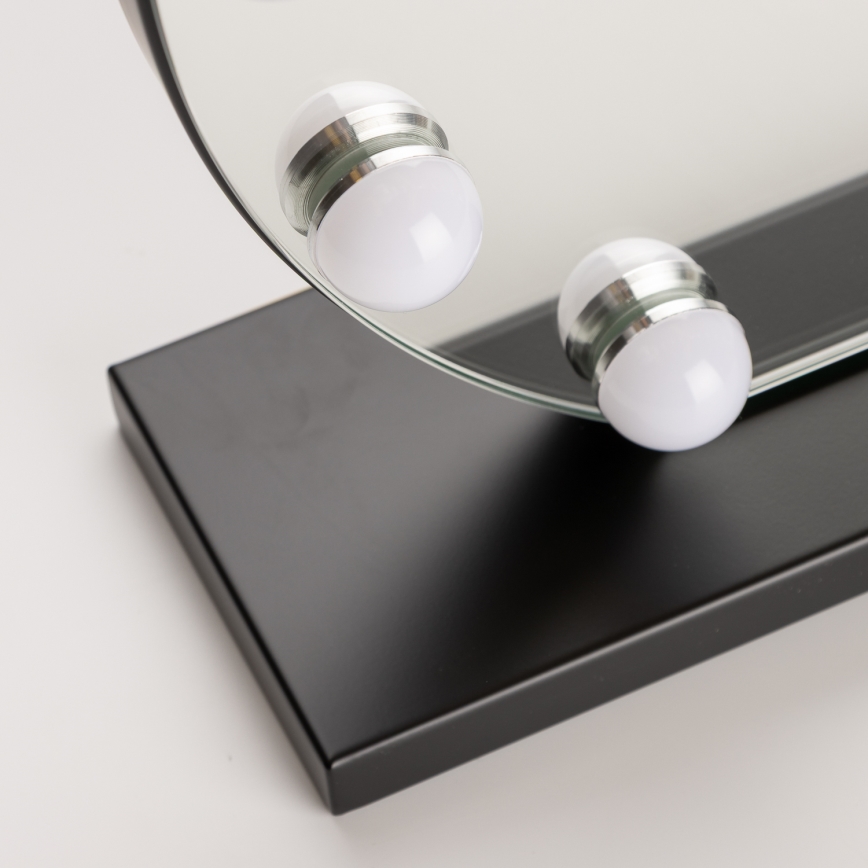Brilagi - LED prenosivo ogledalo za šminku s prigušivanjem HOLLYWOOD LED/12W/230V 3000/4000/6500K