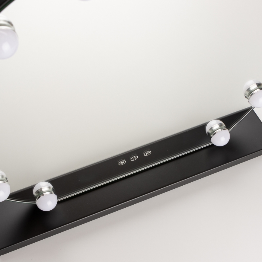 Brilagi - LED prenosivo ogledalo za šminku s prigušivanjem HOLLYWOOD LED/12W/230V 3000/4000/6500K