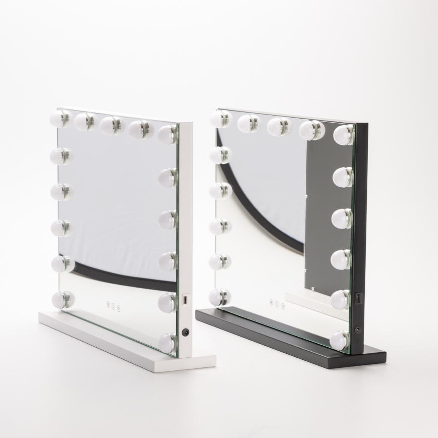 Brilagi - LED prenosivo ogledalo za šminku HOLLYWOOD LED/15W/230V 3000/4000/6500K