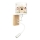 Brilagi - LED dječja fleksibilna zidna lampa BOBO WOOD 1xE27/25W/230V + LED/3W hrast/bijela/ružičasta/vile