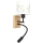 Brilagi - LED Dječja fleksibilna zidna lampa BOBO WOOD 1xE27/25W/230V + LED/3W hrast/crna/bijela/jednorogi