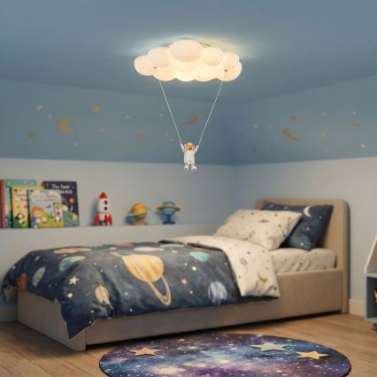 Brilagi - LED Dječja stropna svjetiljka ASTRO LED/77W/230V bijela