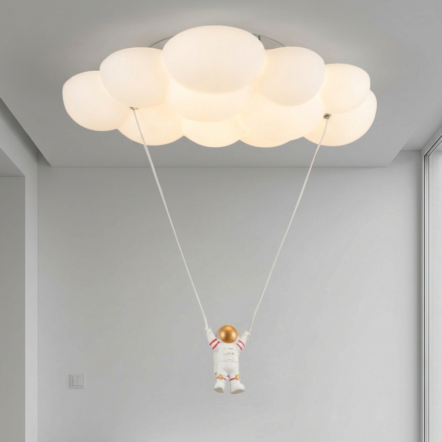 Brilagi - LED Dječja stropna svjetiljka ASTRO LED/77W/230V bijela