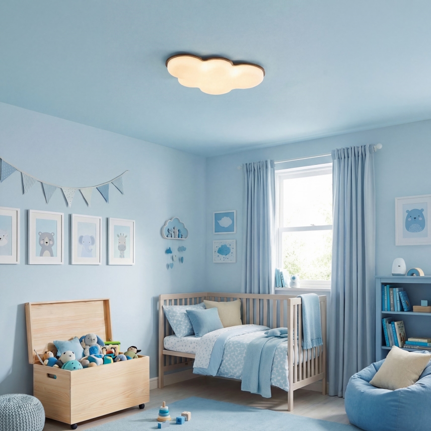 Brilagi - LED dječja stropna svjetiljka CLOUD LED/54W/230V bijela