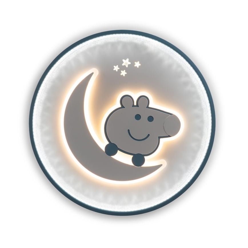 Brilagi - LED dječje stropno svjetlo PIGGY LED/70W/230V 3000/4500/6000K Ø 45 cm